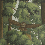 Обои ручная роспись Redwoods Colourway SC-281 on scenic paper варинант исполнения - 2 | Loft Concept во Владивостоке