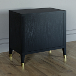 Прикроватная тумбочка с полкой Elsa Dreams Black варинант исполнения - 4 | Loft Concept во Владивостоке