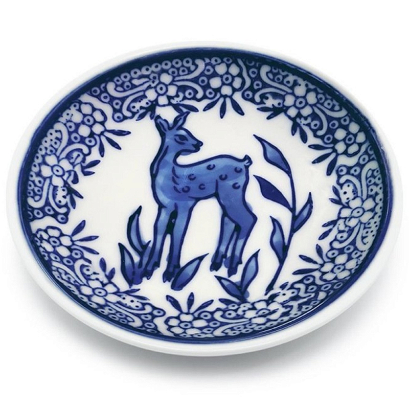 Тарелка Plate Chino Smal Белый Синий Тарелка Plate Chino Smal Белый Синий во Владивостоке | Loft Concept