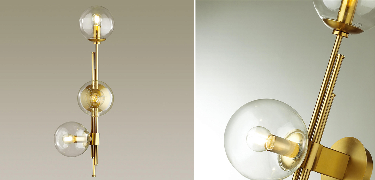 Бра TRILOGY WALL SCONCE Clear glass 70 Бра TRILOGY WALL SCONCE Clear glass 70 - Loft-Concept во Владивостоке