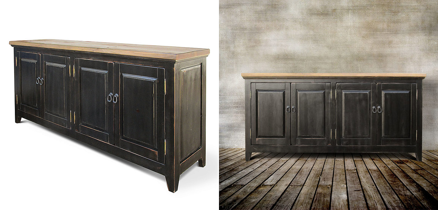 Комод в стиле прованс Sidsel Provence HARMONIE Antique Black Черный Комод в стиле прованс Sidsel Provence HARMONIE Antique Black Черный - Loft-Concept во Владивостоке