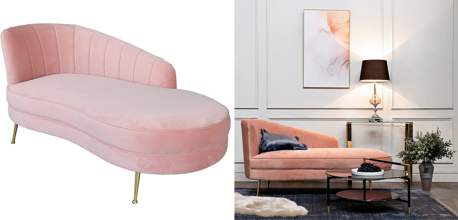 Кушетка Pink Velur Кушетка Pink Velur - Loft-Concept во Владивостоке