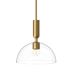 Подвесной светильник с прозрачным полусферическим стеклянным плафоном Alora Mood  варинант исполнения - 1 | Loft Concept во Владивостоке