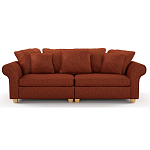 Мебельная ткань Шенилл терракотовый цвет 138 см T4-44 варинант исполнения - 4 | Loft Concept во Владивостоке