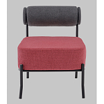 Кресло Ponpoun тёмно-серый бордо варинант исполнения - 4 | Loft Concept во Владивостоке