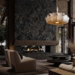 Подвесной светильник с белым фигурным абажуром и мягкими волнистыми краями Cloud Motion  варинант исполнения - 21 | Loft Concept во Владивостоке