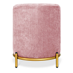 Банкетка овальная пыльно-розовый велюр на 4-х металлических ножках золотого цвета SANJAY варинант исполнения - 3 | Loft Concept во Владивостоке
