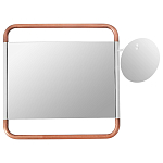 Настенное зеркало Copper White Square Functional Mirror варинант исполнения - 1 | Loft Concept во Владивостоке