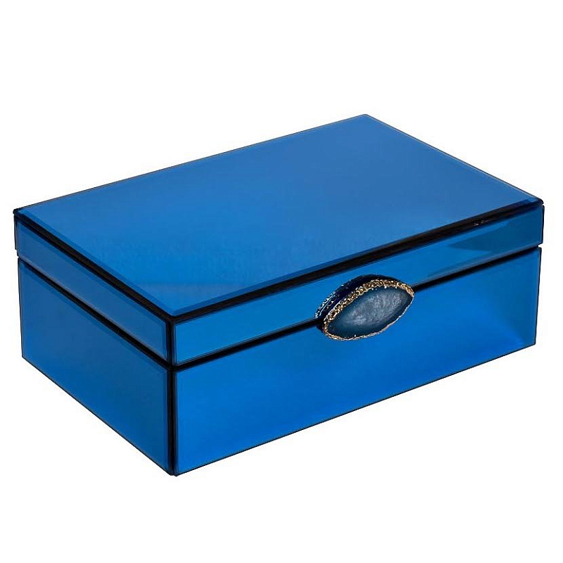 Шкатулка Blue Surprise Parallelepiped Синий Шкатулка Blue Surprise Parallelepiped Синий во Владивостоке | Loft Concept