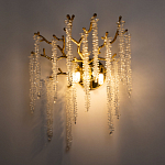 Бра золотого цвета с ветвями и хрустальными подвесками FAIRYTREE Light варинант исполнения - 2 | Loft Concept во Владивостоке