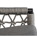 Кресло уличное темно-серое Street Bliss варинант исполнения - 4 | Loft Concept во Владивостоке