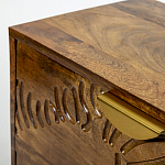 Прикроватная тумба с фактурным фасадом Termite варинант исполнения - 2 | Loft Concept во Владивостоке