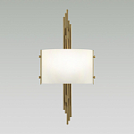 Бра с изогнутым плафоном на бронзовом основании с вертикальным декором из металлических трубок Sohne варинант исполнения - 6 | Loft Concept во Владивостоке