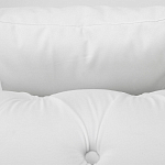 Кресло низкое с мягкой обивкой из велюра на 4-х ножках из массива березы Sophie Armchair white варинант исполнения - 4 | Loft Concept во Владивостоке