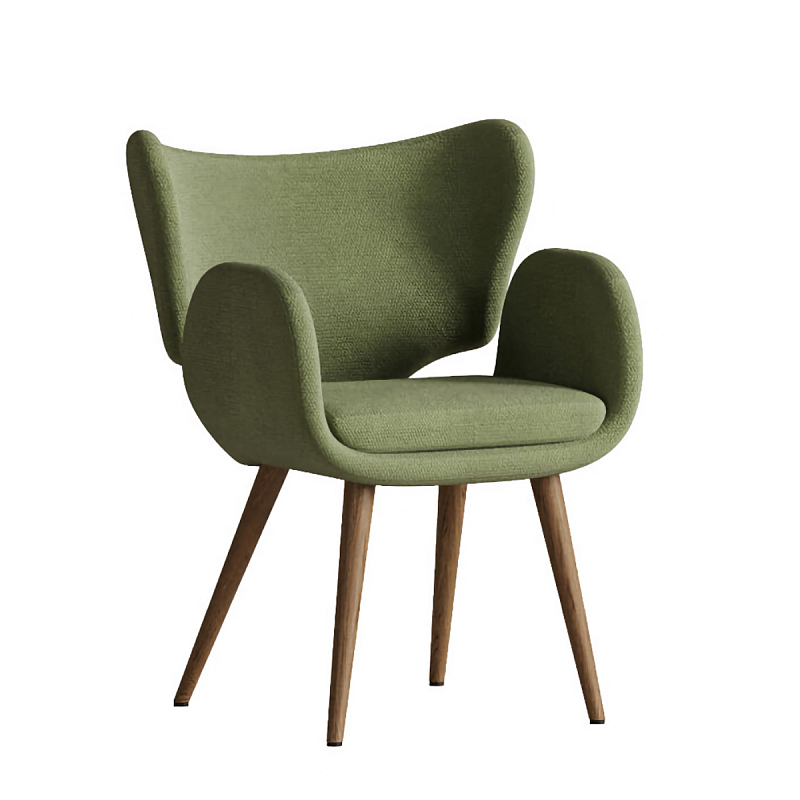 Стул Madina Green Зеленый Коричневый во Владивостоке | Loft Concept 