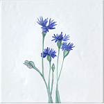 Плитка с узором Васильки варинант исполнения - 2 | Loft Concept во Владивостоке