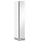 Шкаф-пенал белый с зеркальной дверцей Strict Lines варинант исполнения - 2 | Loft Concept во Владивостоке