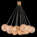 Люстра подвесная круглая с сферическими плафонами из натурального камня Glowing Spheres варинант исполнения - 13 | Loft Concept во Владивостоке