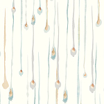 Мебельная ткань Велюр Raindrops White 145 см N 1003 варинант исполнения - 1 | Loft Concept во Владивостоке