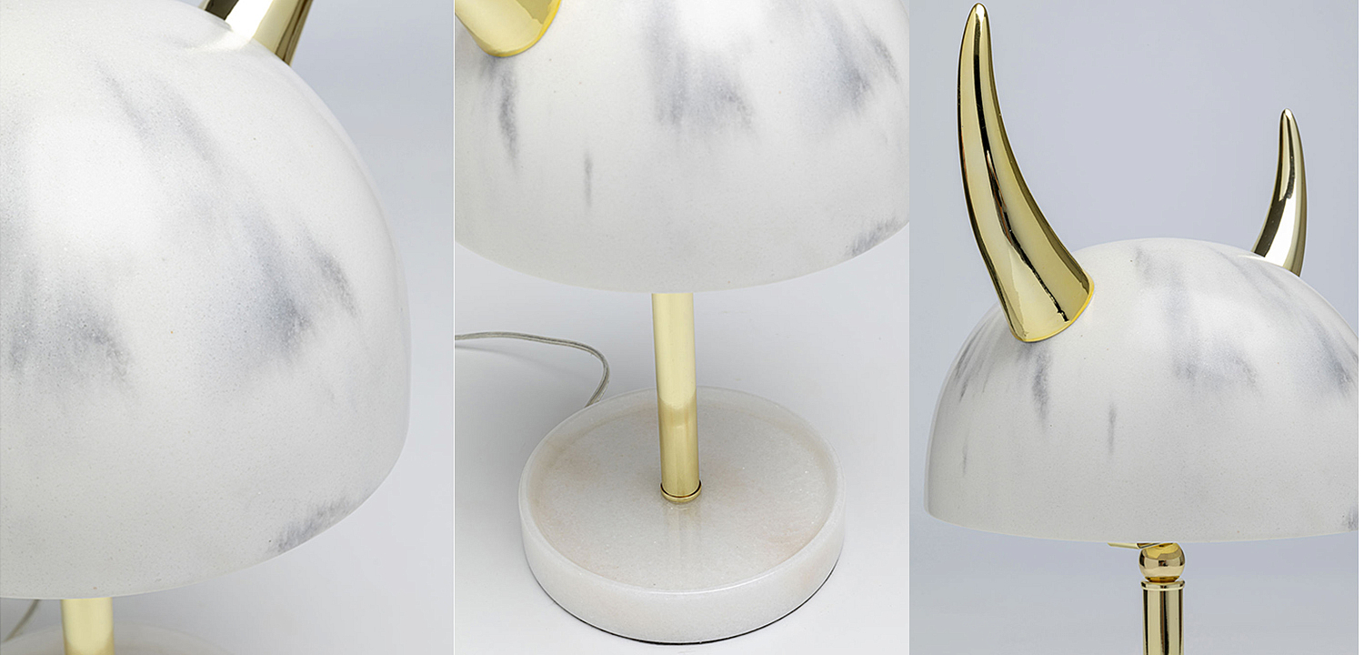 Настольная лампа Marble with Horns - Loft-Concept во Владивостоке