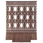Панно Макраме коричневый цвет  варинант исполнения - 6 | Loft Concept во Владивостоке