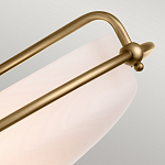 Потолочный светильник со стеклянным плафоном на изогнутых кронштейнах Quoizel  варинант исполнения - 14 | Loft Concept во Владивостоке