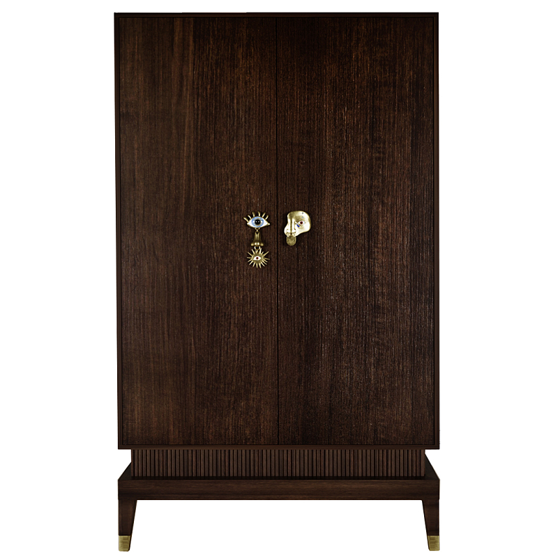 Платяной шкаф Elsa Dreams Walnut с 2-мя фасадами Орех Платяной шкаф Elsa Dreams Walnut с 2-мя фасадами Орех во Владивостоке | Loft Concept
