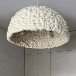 Вязаный подвесной светильник из шерсти Dome Wool Lamp  варинант исполнения - 3 | Loft Concept во Владивостоке
