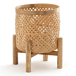 Кашпо на ножках из бамбука Bamboo Decor варинант исполнения - 1 | Loft Concept во Владивостоке