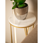 Столик дизайнерский Beige marble варинант исполнения - 5 | Loft Concept во Владивостоке