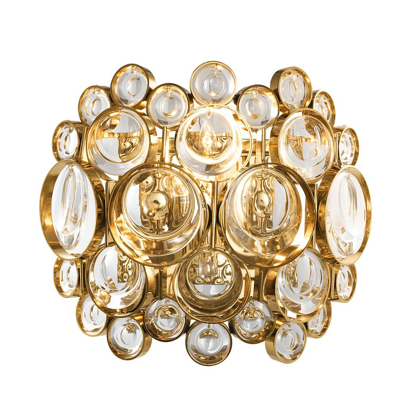Бра Wall Lamp Avant Глянцевое золото Прозрачный (Transparent) во Владивостоке | Loft Concept 