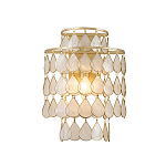 Бра с декором из натуральной морской ракушки Iridescent Light варинант исполнения - 1 | Loft Concept во Владивостоке