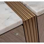 Комод с мраморной столешницей Uniqueness Marble варинант исполнения - 4 | Loft Concept во Владивостоке