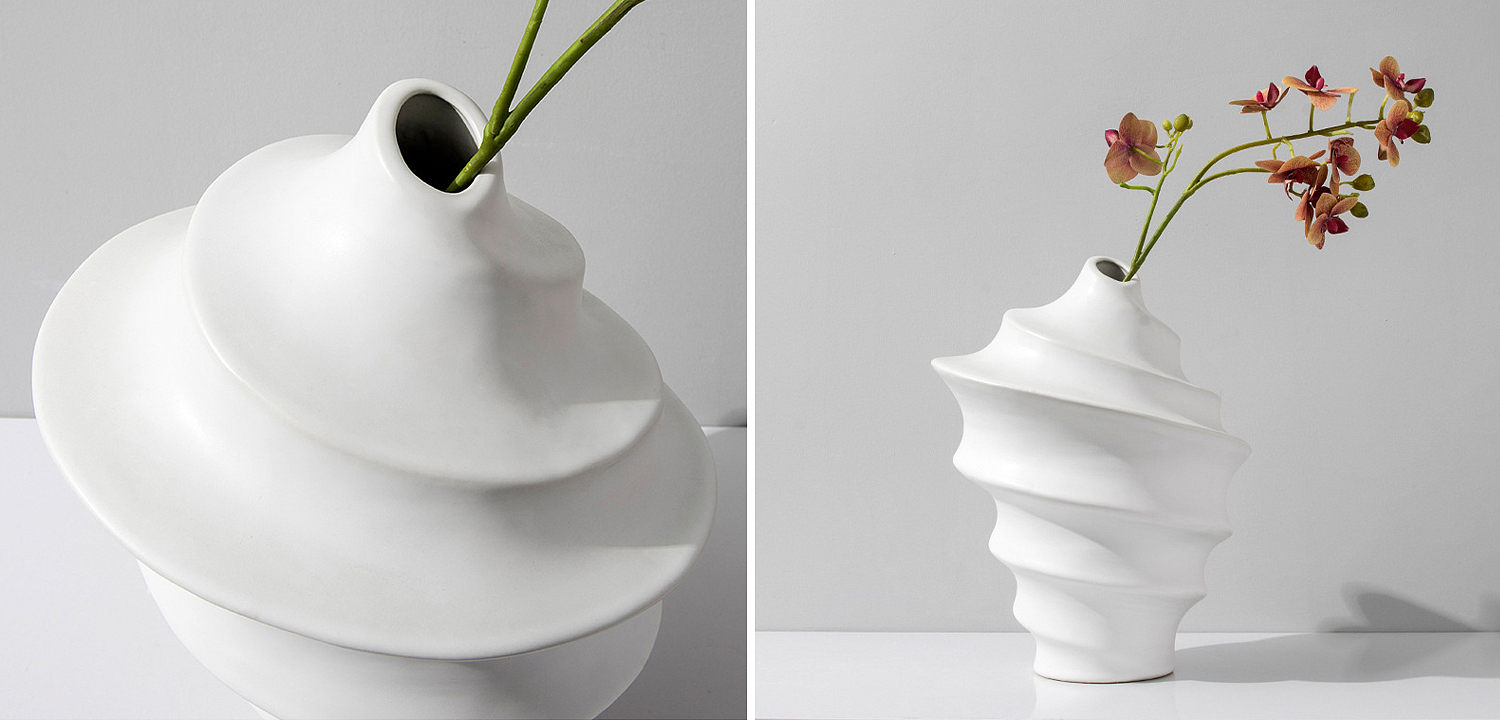Ваза White Spiral Molecule Collection Vase Ваза White Spiral Molecule Collection Vase - Loft-Concept во Владивостоке