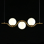 Люстра подвесная светодиодная Jagna 2 Gold and White варинант исполнения - 1 | Loft Concept во Владивостоке