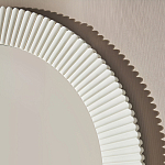 Зеркало в круглой фактурной раме Mirror Modern Texture белое варинант исполнения - 4 | Loft Concept во Владивостоке