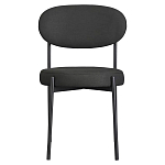 Стул мягкий Alfie Chair черный варинант исполнения - 1 | Loft Concept во Владивостоке