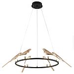 Подвесной светильник с декором в виде птиц Birds Ring Hanging Lamp варинант исполнения - 2 | Loft Concept во Владивостоке