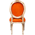 Стул из натурального бука оранжевое с цветным принтом Impressionism in Color варинант исполнения - 2 | Loft Concept во Владивостоке