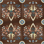 Плитка с узором Клубника варинант исполнения - 1 | Loft Concept во Владивостоке