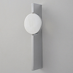 Бра с круглым зеркальным диском на прямоугольном соновании Reflection Circle Glow варинант исполнения - 1 | Loft Concept во Владивостоке