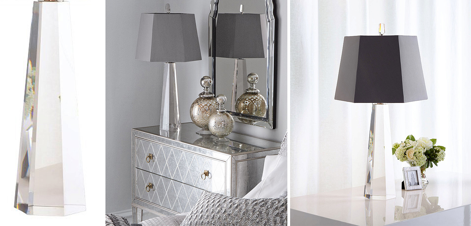 Настольная лампа Crystal Pyramid Table lamp Настольная лампа Crystal Pyramid Table lamp - Loft-Concept во Владивостоке