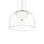 Подвесной светильник с куполообразным прозрачным стеклянным плафоном Grada Light варинант исполнения - 7 | Loft Concept во Владивостоке