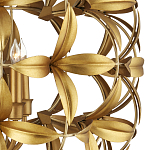 Люстра в форме шара из золотых лепестков Hanging Flowers варинант исполнения - 2 | Loft Concept во Владивостоке