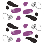 Плитка с узором Камни варинант исполнения - 1 | Loft Concept во Владивостоке