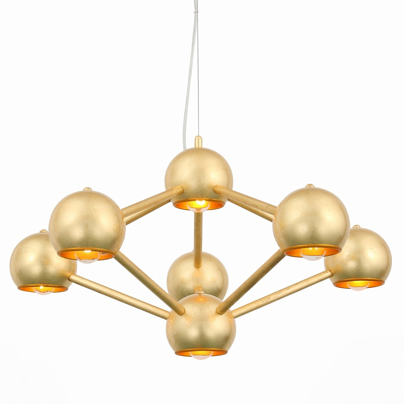 Люстра Heptaider Chandelier Латунь Люстра Heptaider Chandelier Латунь во Владивостоке | Loft Concept