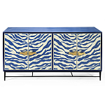 Буфет в гостиную с инкрустацией Bone Inlay Deco Sideboard - Orleans ZEBRA варинант исполнения - 4 | Loft Concept во Владивостоке