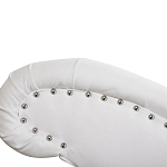 Кушетка белая с мягкой обивкой из велюра Michael Couch варинант исполнения - 5 | Loft Concept во Владивостоке