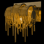 Бра с перфорированными металлическими дугами и цепочками 22 см Atlantis Chain варинант исполнения - 6 | Loft Concept во Владивостоке