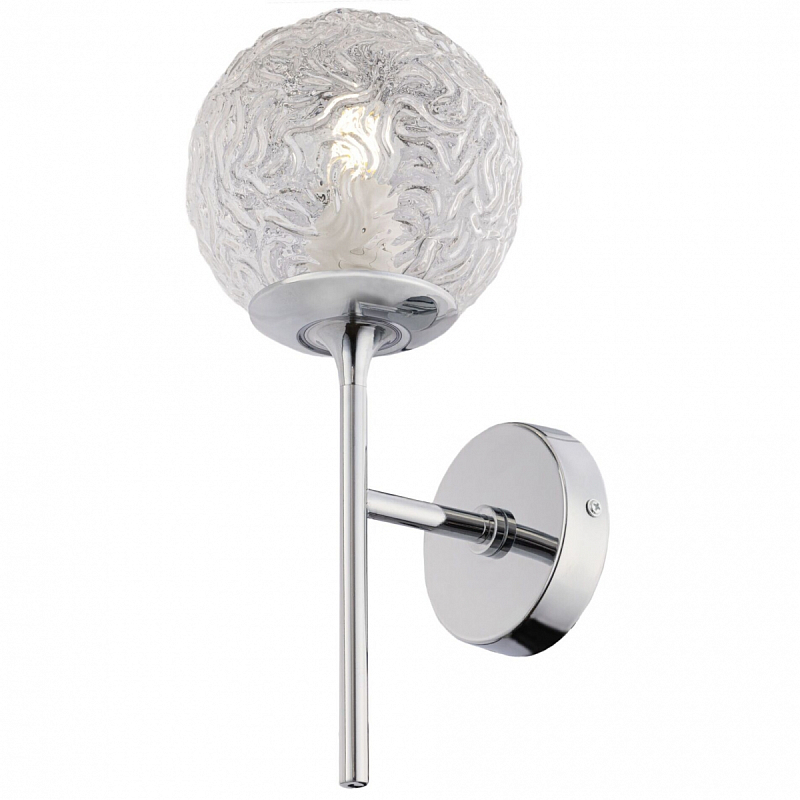 Бра Soranzo Glass Balls Sconces Chromium Хром Прозрачный Бра Soranzo Glass Balls Sconces Chromium Хром Прозрачный во Владивостоке | Loft Concept